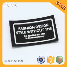 LB395 3D Logo Leder Rücken Kleidungsstück Silikon Patch